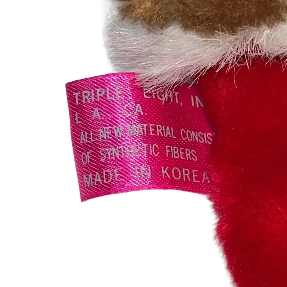 Vintage Bellissima Reindeer Stocking 18” Jingle Bell Christmas Decoration‎